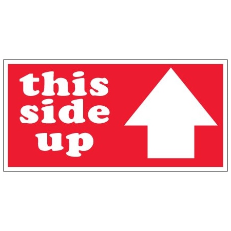 Bsc Preferred 2 x 4'' - ''This Side Up'' Arrow Labels SCL242